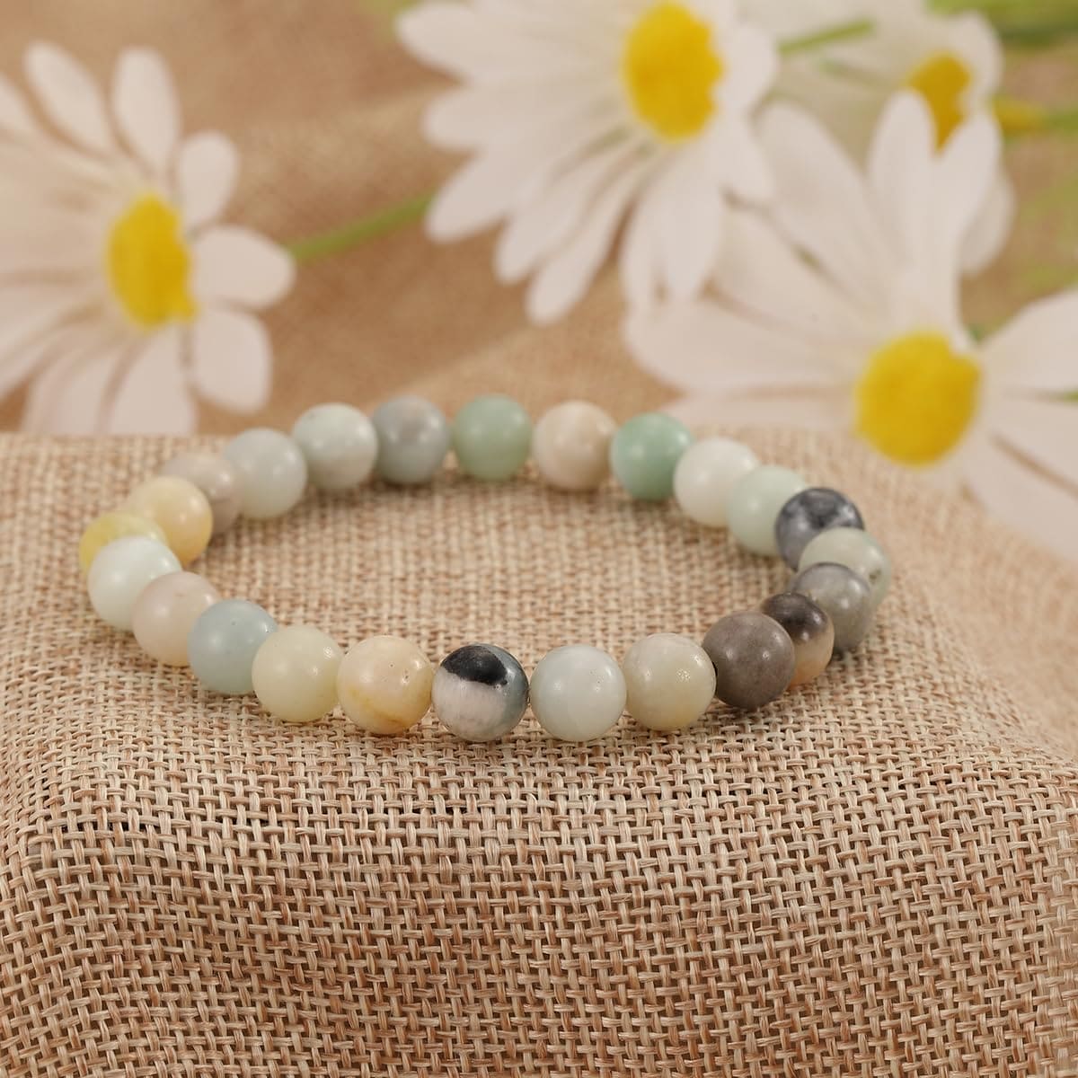 Multicolor Amazonite Crystal Bracelet