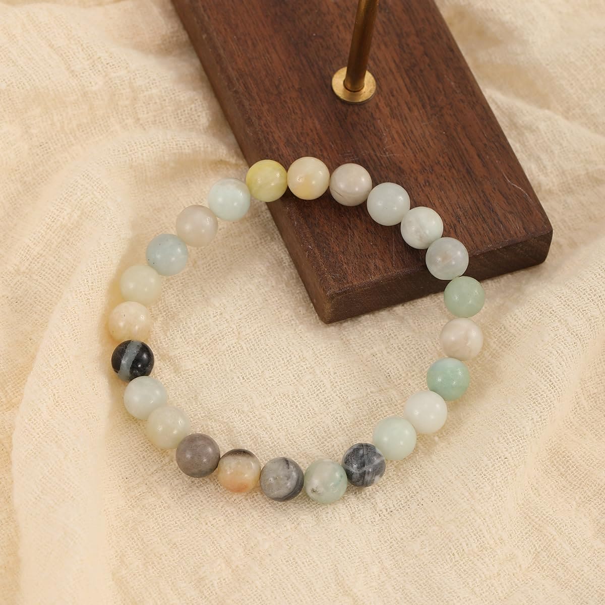 Multicolor Amazonite Crystal Bracelet